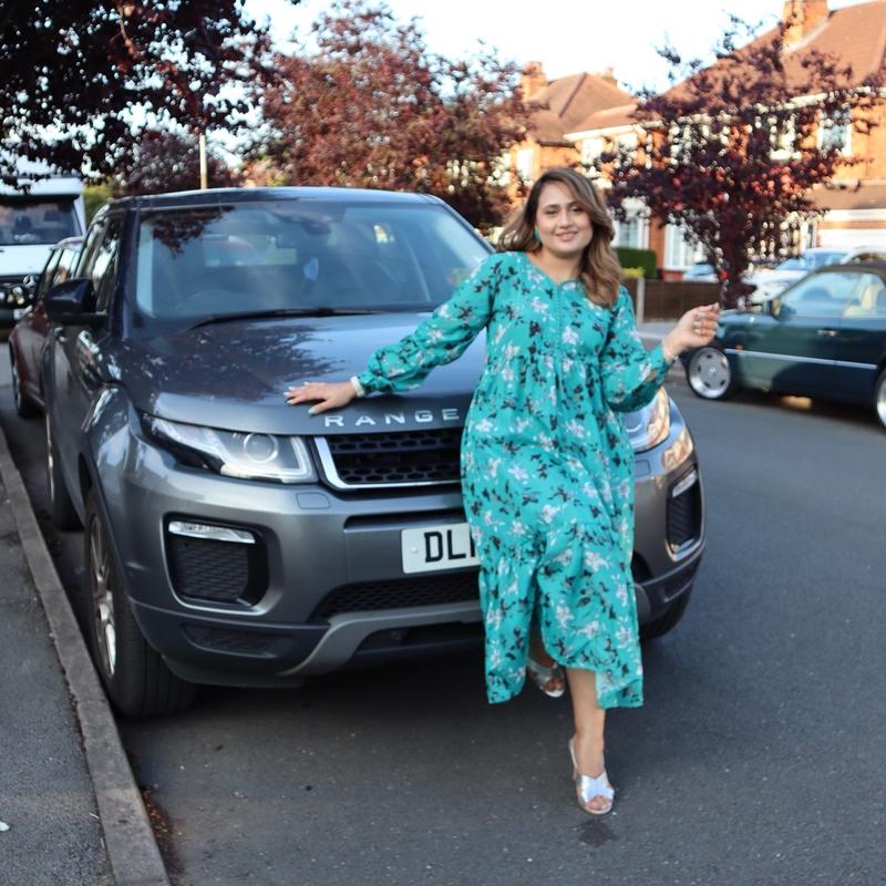 Green Floral DRESS 2