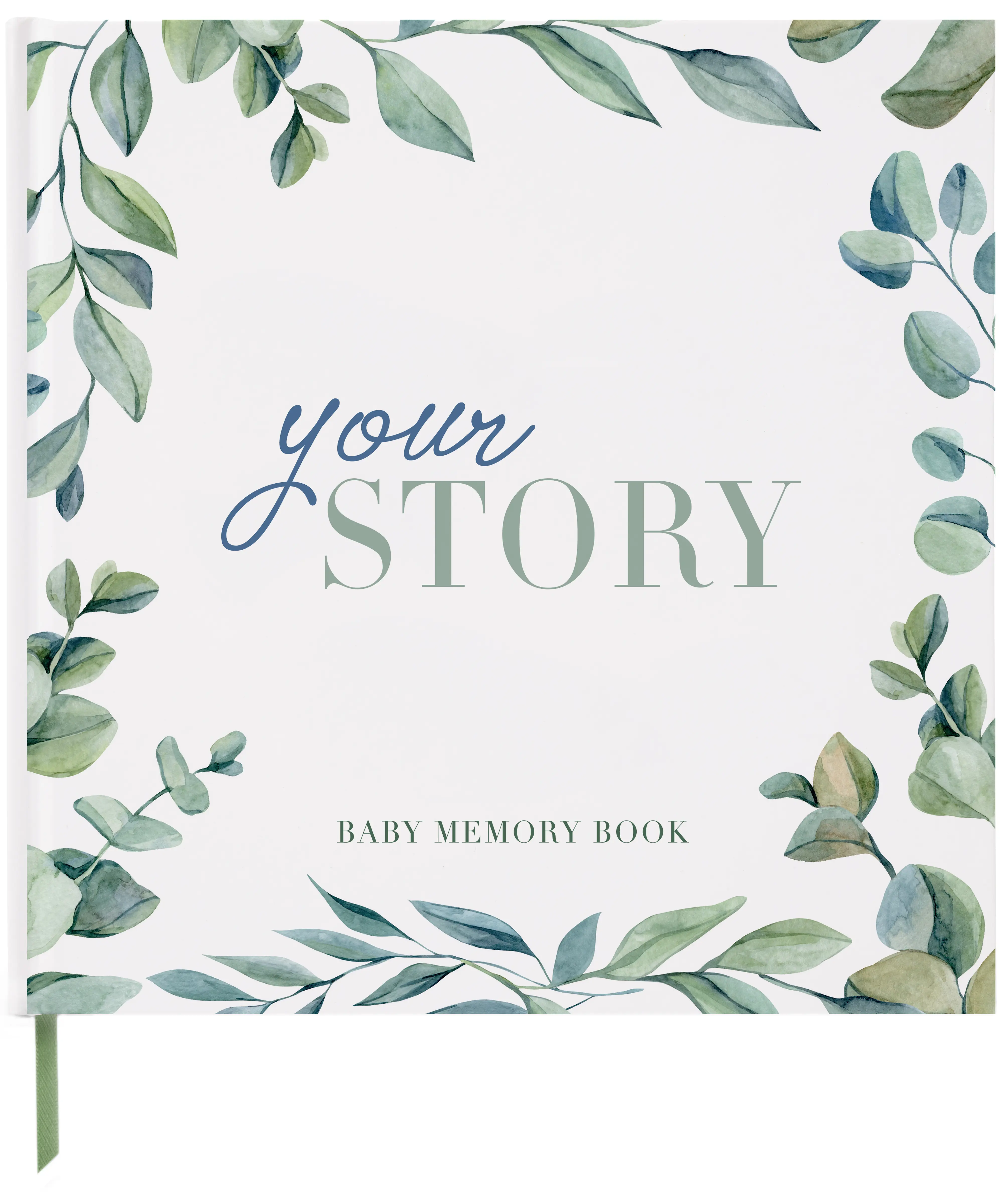 Baby Record Book & Scrapbook | Watercolor | 132 Page Baby Memory Book & Photo Record Album Gift for Newborn Baby Boy & Girl, Great For Expecting Mums | New Baby Keepsake