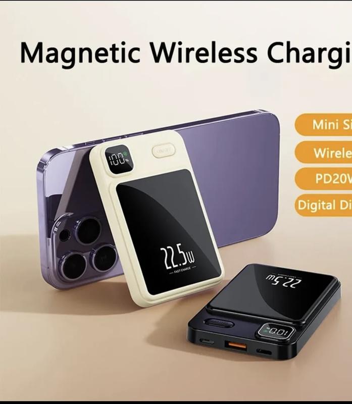 Magnetic Wireless 10000 mhA Power Bank For Magsafe Battery Pack For iPhone 1