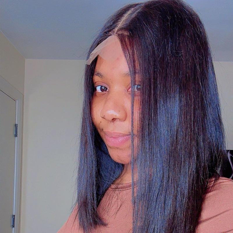 Born straight 12 inches black closure. 1