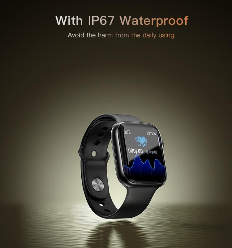 Product Introduction of Yesido IO17 1.89 inch IPS Screen IP67 Waterproof Smart Watch, Support Blood Pressure Monitoring Devices Wearable Smartphone Wristwatch 3