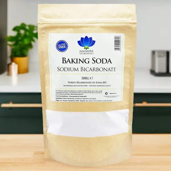 Innovative Naturopathics Sodium Bicarbonate 500g - Aluminium & Gluten Free Bicarbonate of Soda Household Unscented Cleaner