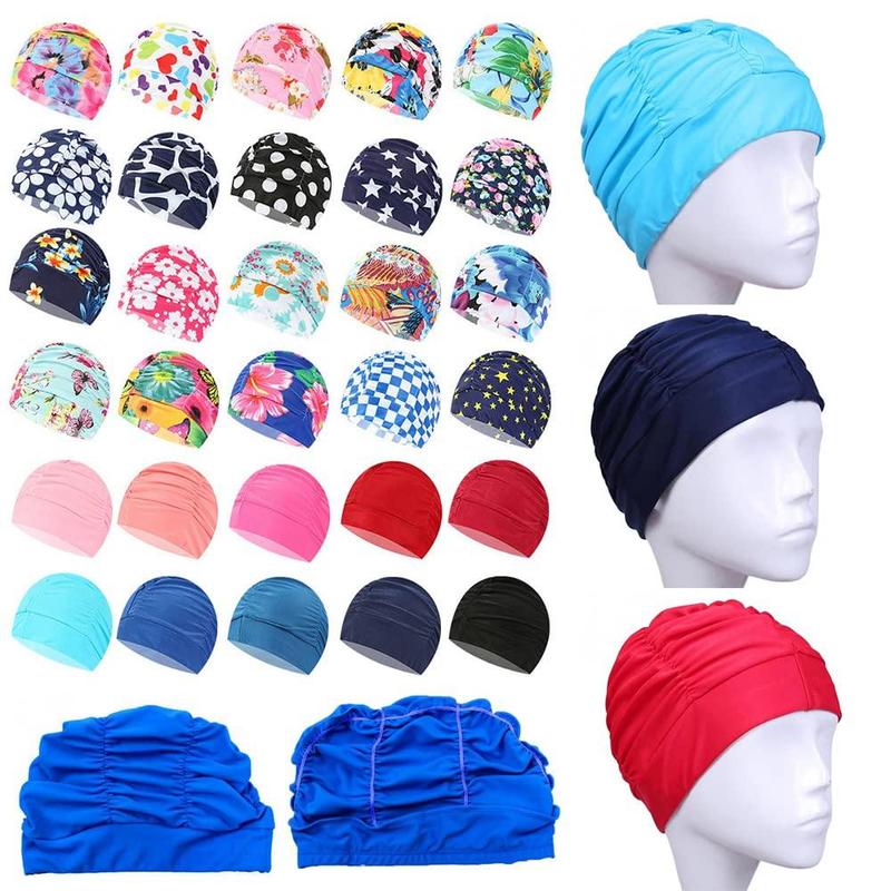 Swimming Cap Chemo Hair loss Beanie Hat Scarf Turban Cancer Swim Cover Headwear 2