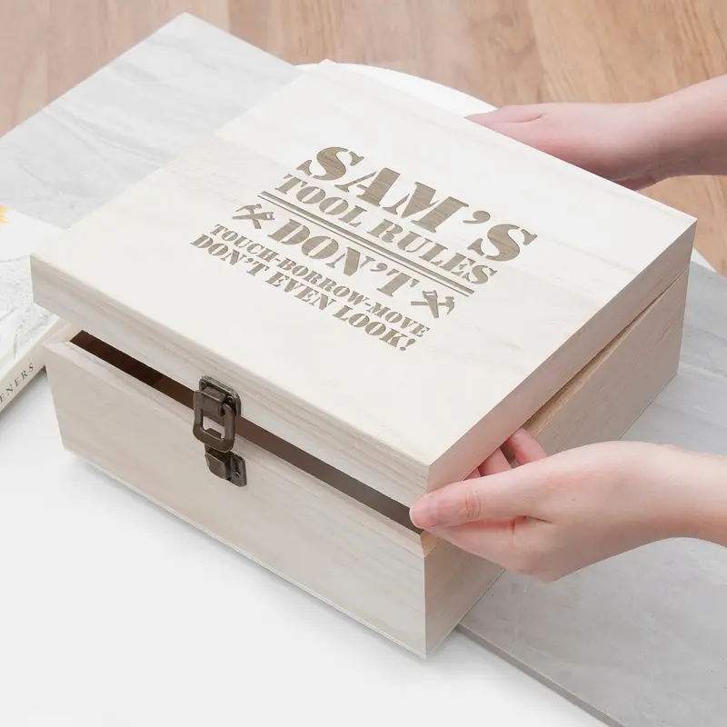 Personalised His Tools His Rules Tool Box 0