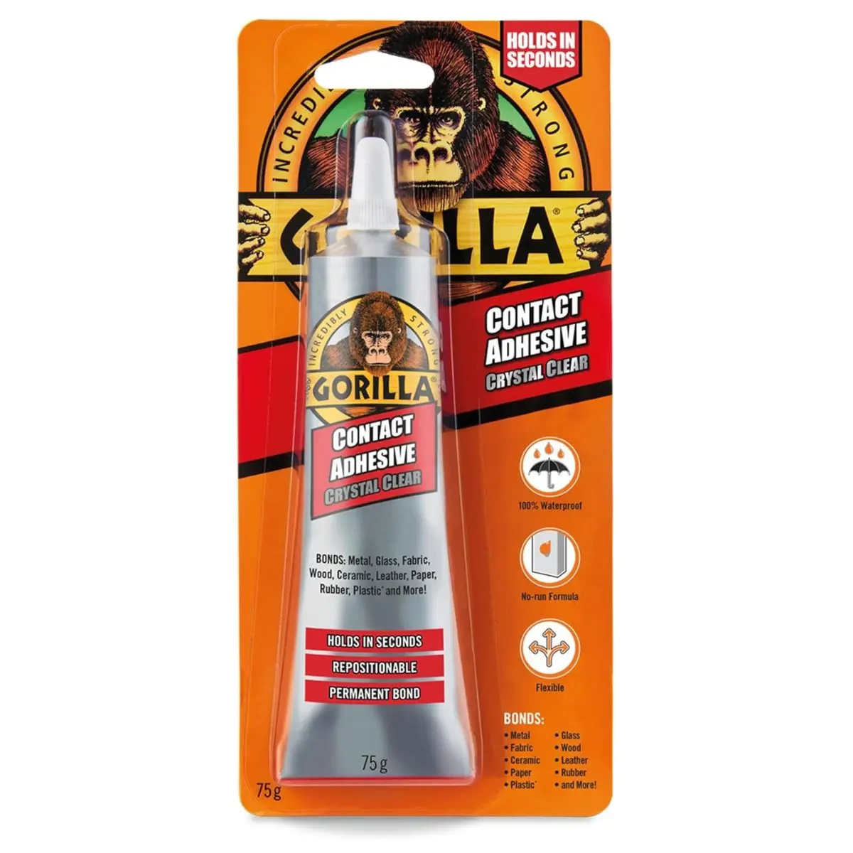Gorilla Contact Adhesive Clear 75gGorilla Contact Adhesive Clear 75g