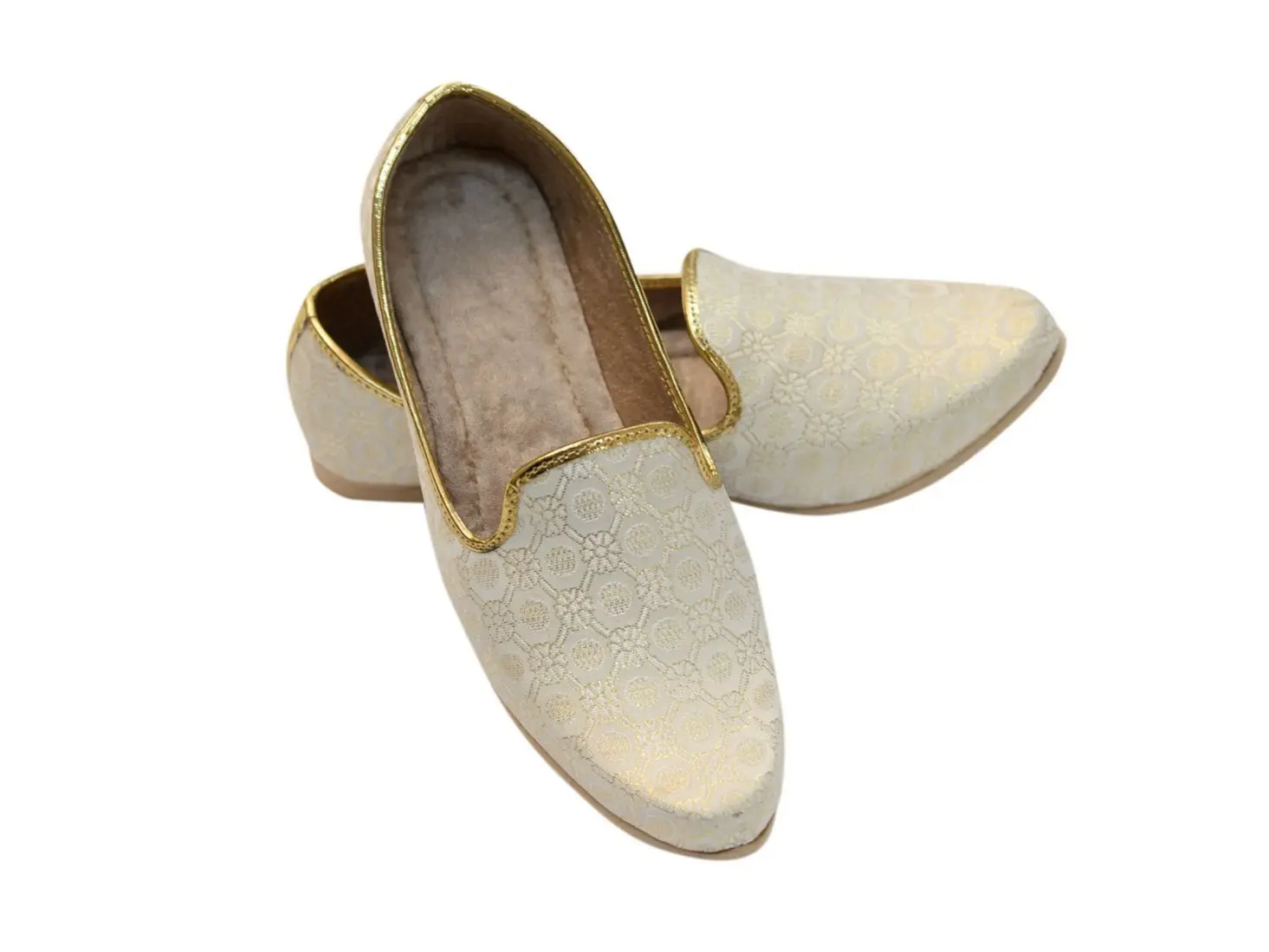 Mens Manmade Punjabi Jutti Khussa Maharaja Mojari Slip On Shoes Art-LR 04