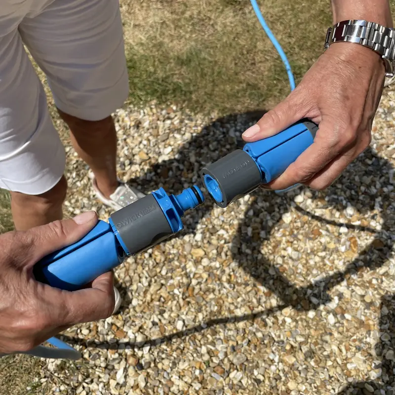 Qwickhose Double Male Hose Joiner - Coupler for Two Hosepipes 3