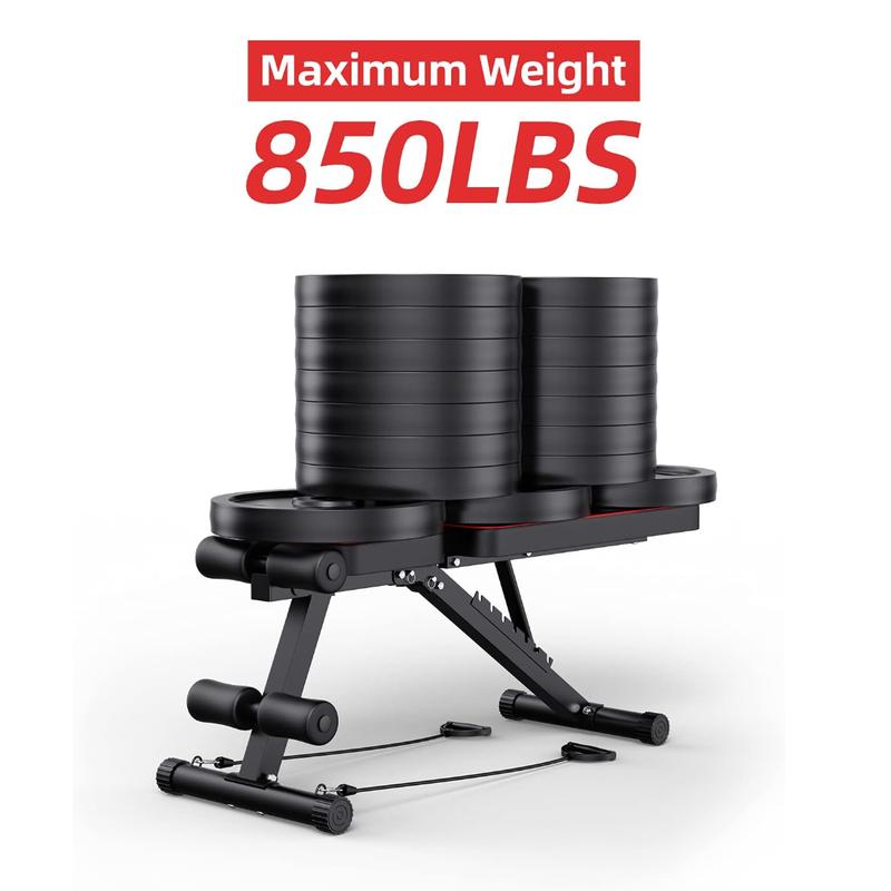 GymSets Adjustable & Foldable Weight Bench 3