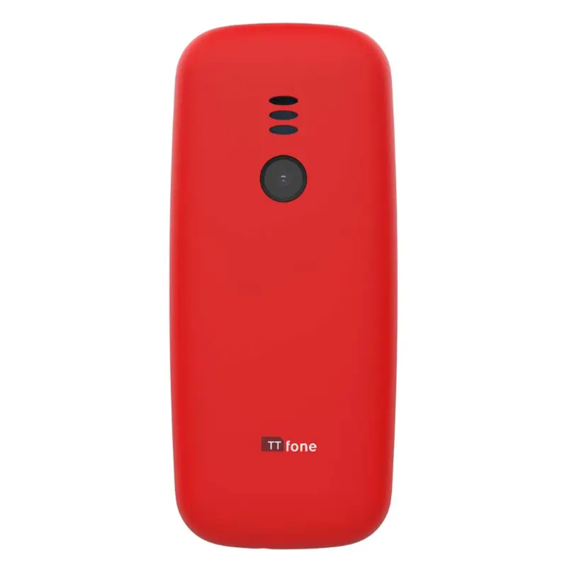 TTfone TT170 Red Dual SIM with Mains Charger, Giff Gaff Pay As You Go 6