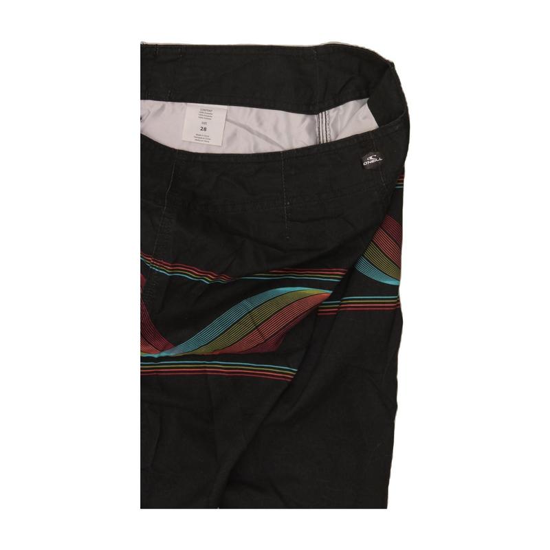 Pre-Owned Vintage O'NEILL Mens Swimming Shorts Small  Grey Striped Polyester 3