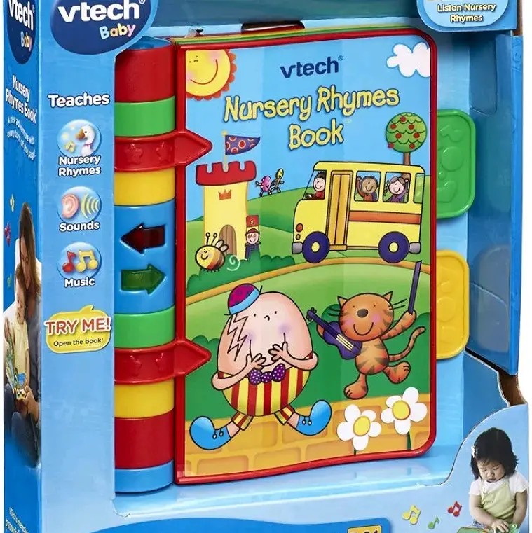 VTech Baby Nursery Rhymes Book with Interactive Sounds and Phrases, English Version amazing