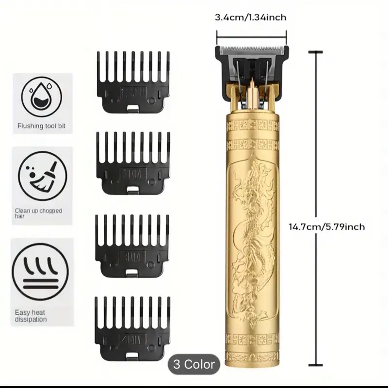 Professional Vintage T9 Trimmers Machine Men's Hair Clippers Shaver Cordless Beard Electric Great 4