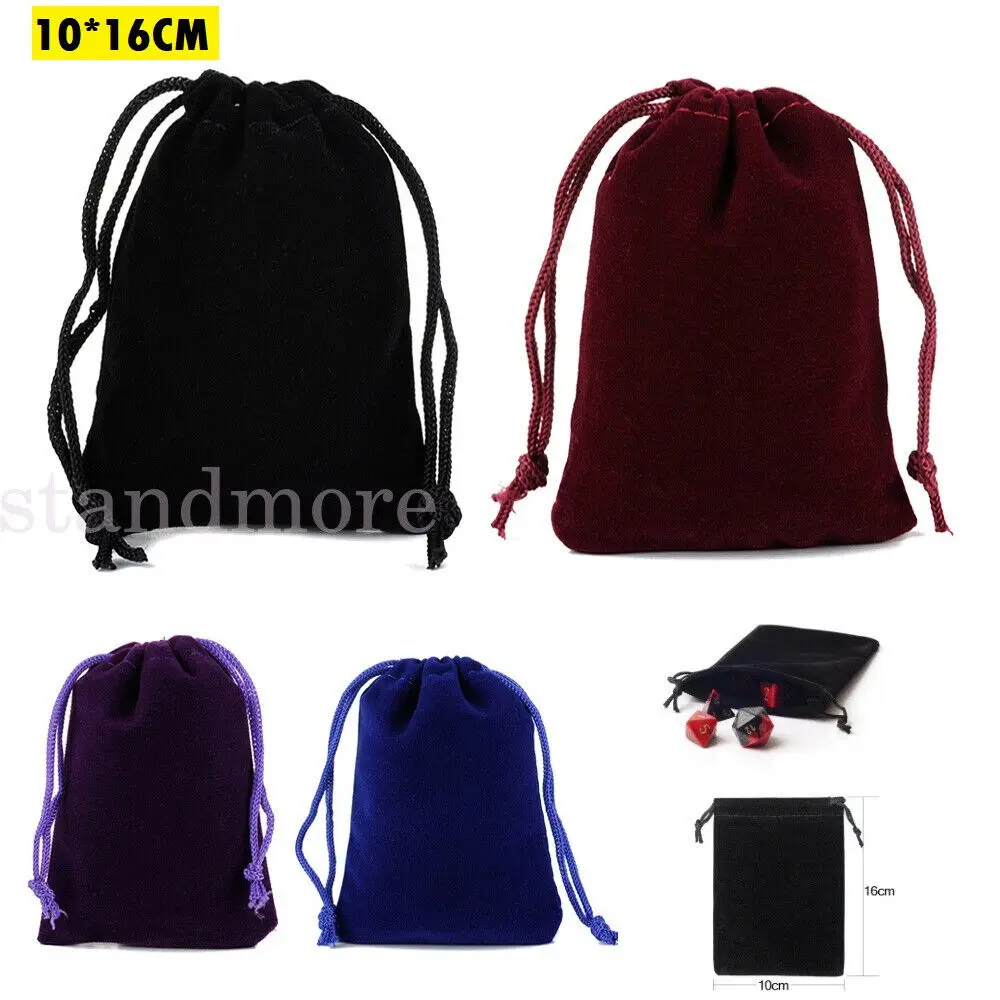 Velvet Gift Bags Wedding Favour Velvet Drawstring Jewellery Gift Bags Pouches Pack of 1