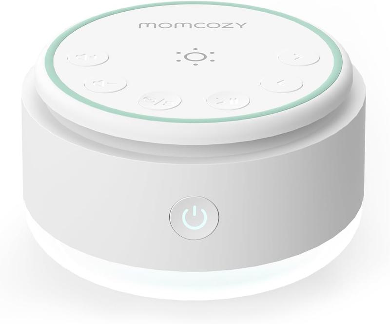 Momcozy Sound Machine for Baby-20 Soothing Sounds & Touch Light Portable White Noise for Kids & Adults for Sleeping Timer and Memory | Ideal Travel Companion & Nursery Must-Have & Outing | Shower Gift 0