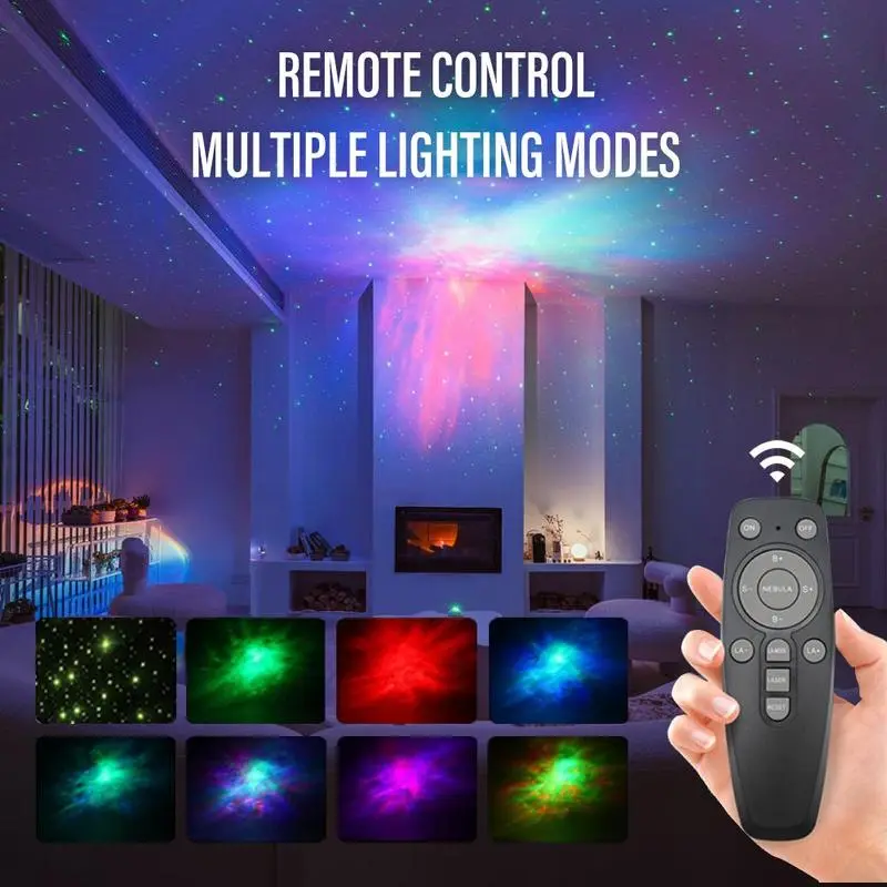 Galaxy Projector LED Lights, Astronaut Nebula Projector LED Lights, Starry Night Projector with Remote Control, Astronaut Projector Ambient Light for Theater Christmas Tiktok Shop, Novelty Light for Gift, Back to School Supplies, Christmas Decorations 6