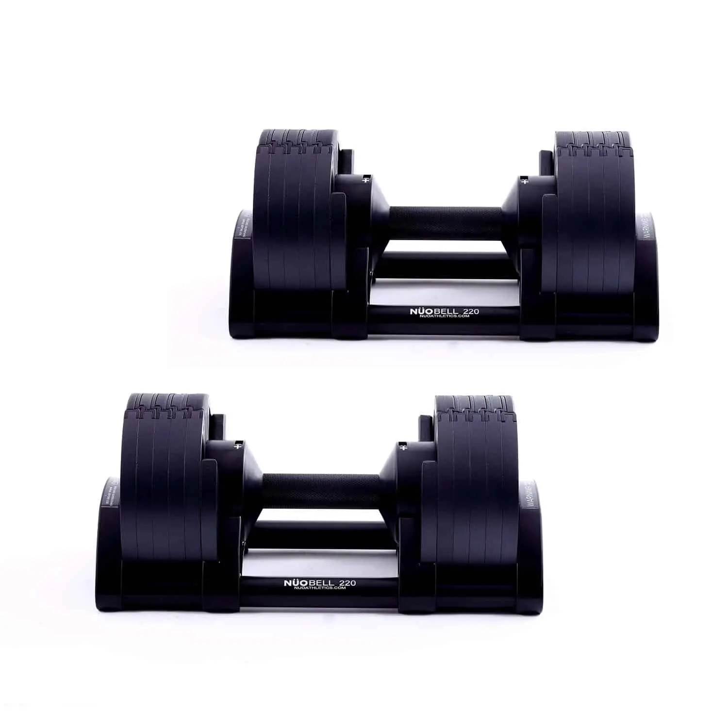 Nuobell 2-20Kg Dumbbells (x2) - Black Out