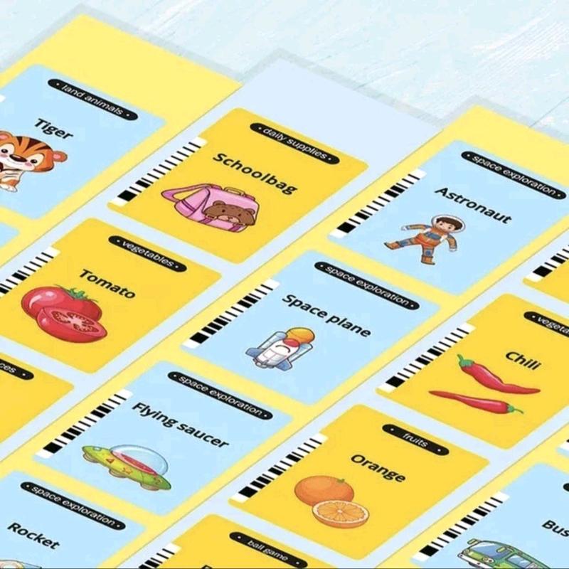 Talking Flash Cards for Toddlers 224 Words Learning Toys Preschool Audible Game busy board baby development 2