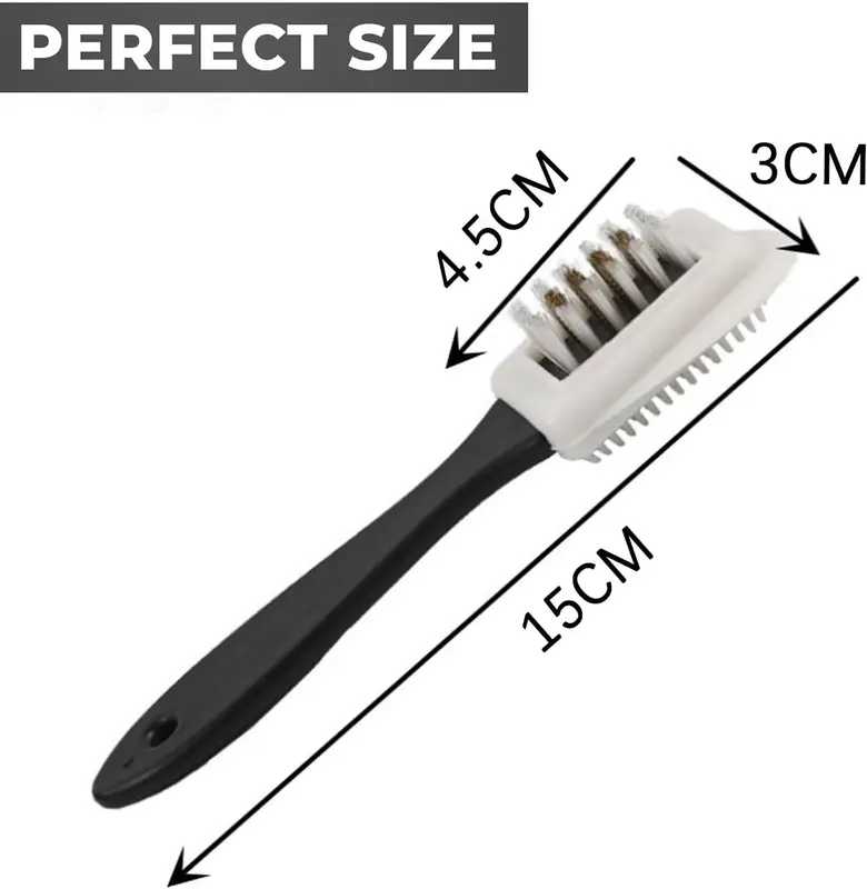 Comprehensive Suede and Nubuck Brush for Footwear Cleaning - Gentle and Effective - Comfort Shoe Leather Natural Bedroom 1