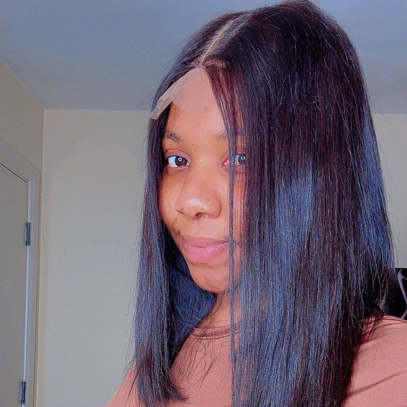 Born straight 12 inches black closure. 4