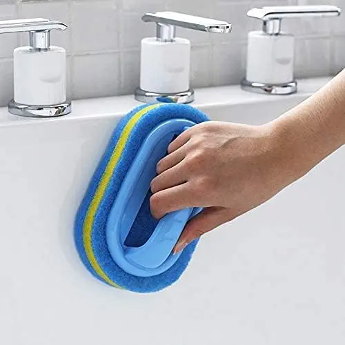 EcoVend Cleaning Brush for Bathroom  Bathtub Toilet with Ergonomic Handle 3