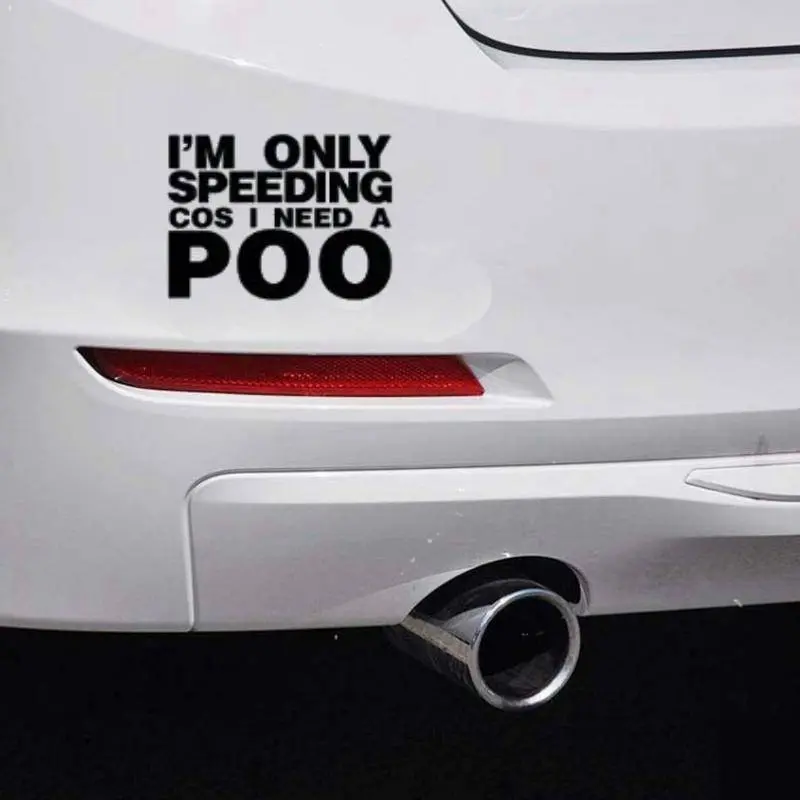 Hilarious Funny Crude Bumper Sticker Vinyl - High Quality Outdoor Sticker for Vehicle Window or Bodywork - Decor, Decorative Exterior Car Bumper Sticker Decals decal 0