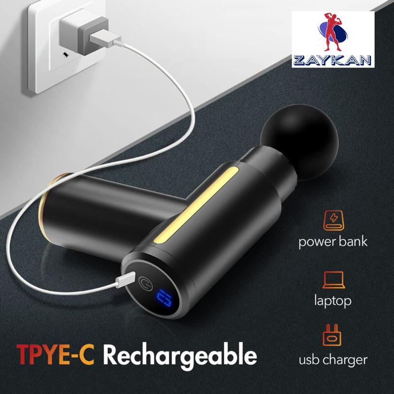 Massage Gun Deep Percussion Massager Muscle Vibration Relaxing Therapy Tissue UK 4