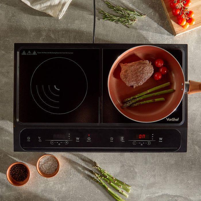 VonShef Dual Induction Hob 2800W【UK SELLER】 2