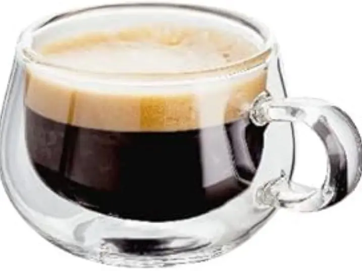 Double Walled Glass Coffee Cups, Set of 2, Vacuum Insulated, Handcrafted Artisan - Strong & Heat Resistant-cups-kitchenware 1