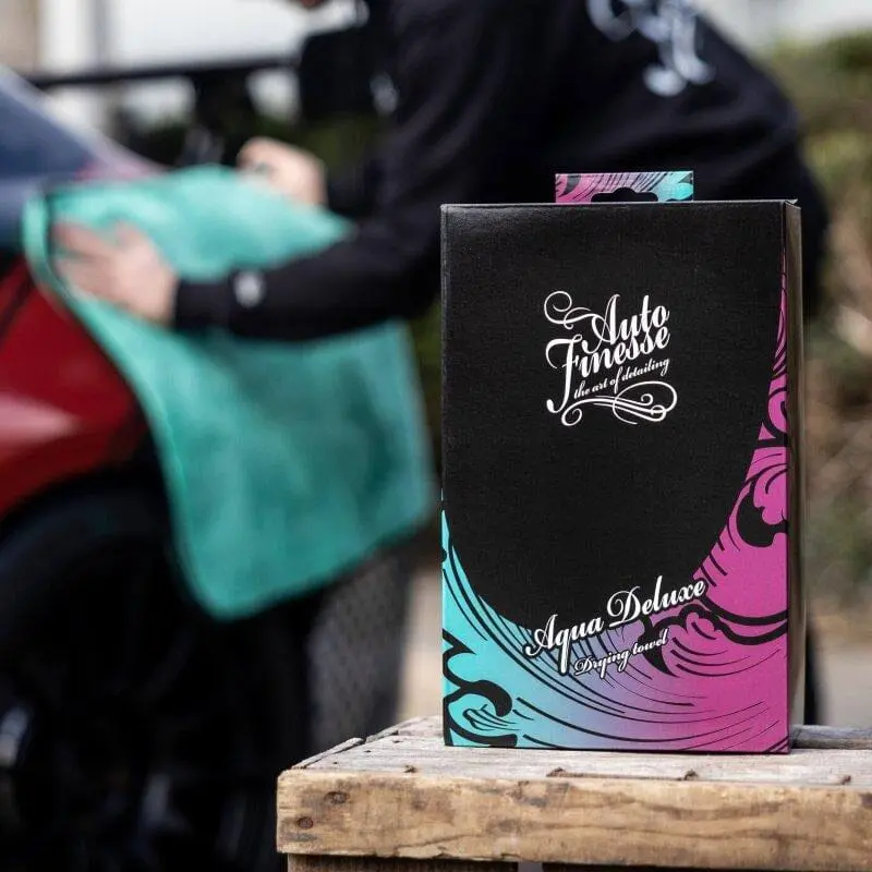 Auto Finesse Aqua Deluxe Microfibre Car Drying Towel - Super-plush, Ultra-dense 1200GSM Pile & Super-absorbent - Safe & Non-scratching on All Exterior Surfaces 700 x 500mm drying towel 1