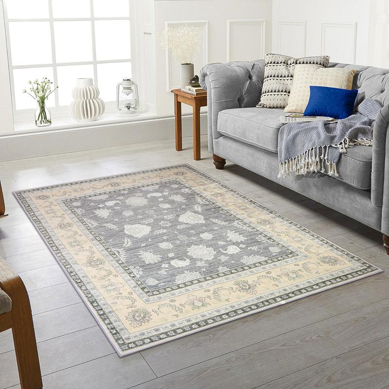 Non Slip Large Traditional Rugs Living Room Bedroom Carpet Hallway Runner Rug 2