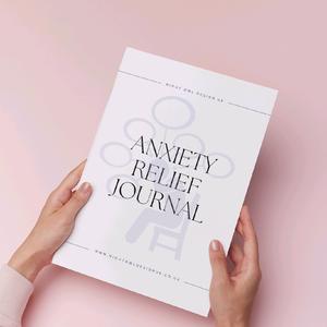 Anxiety Relief Journal, comb Binded Journal, Workbook