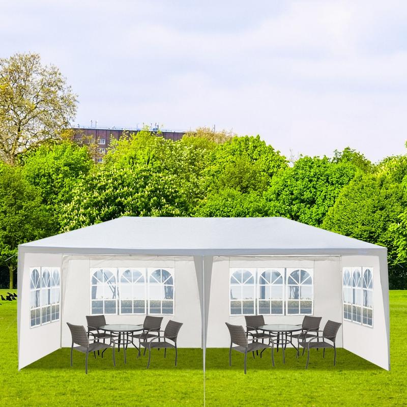 10' x 20' Outdoor Party Tent with Removable Sidewalls & Windows – Waterproof Canopy for Weddings, Parties, and Outdoor Events 0