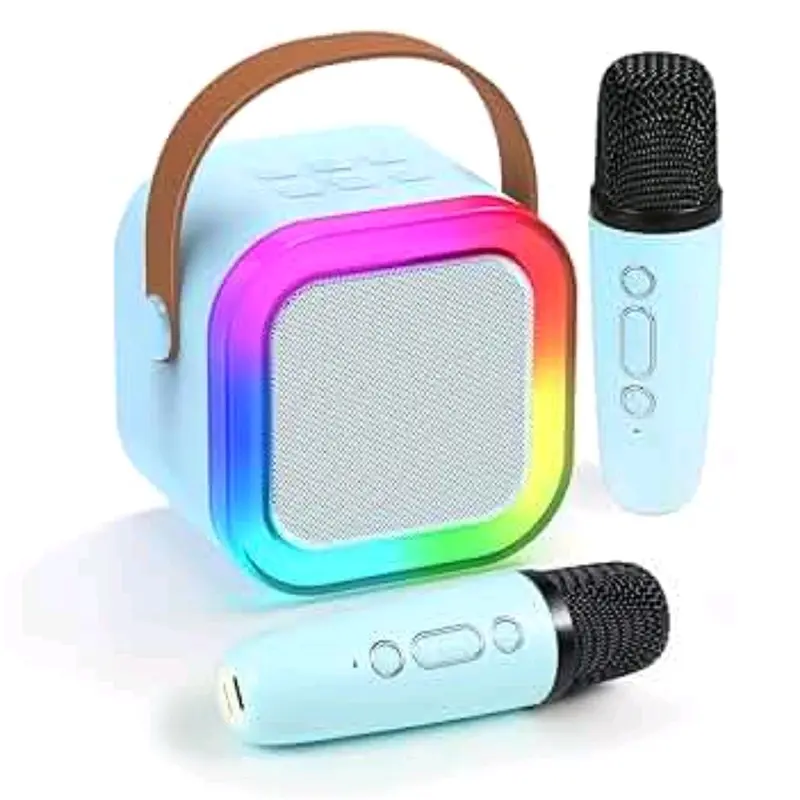 Viral Karaoke Machine with 2 Microphones for Fun Singing - Smartphone, Audio 2