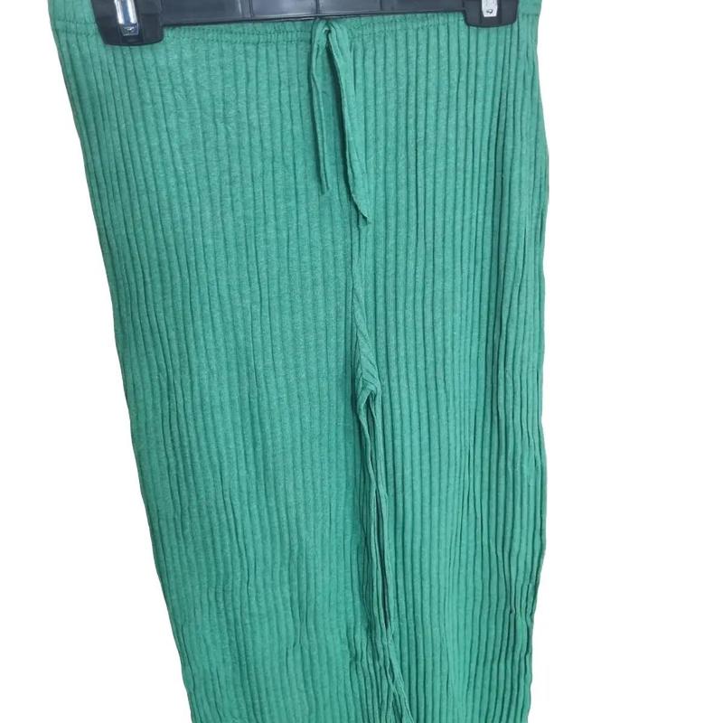 Made In Türkiye Cotton Women Ladies Plain Palazzo Trouser Lounge Flared Wide Leg Palazzo Pant Plus Size,Black,Pink,green,Beige,Blue Comfortable Womenswear Bottom Casual Ribbed 4