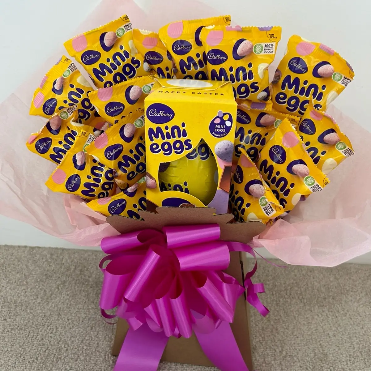 Mini eggs Easter bouquet