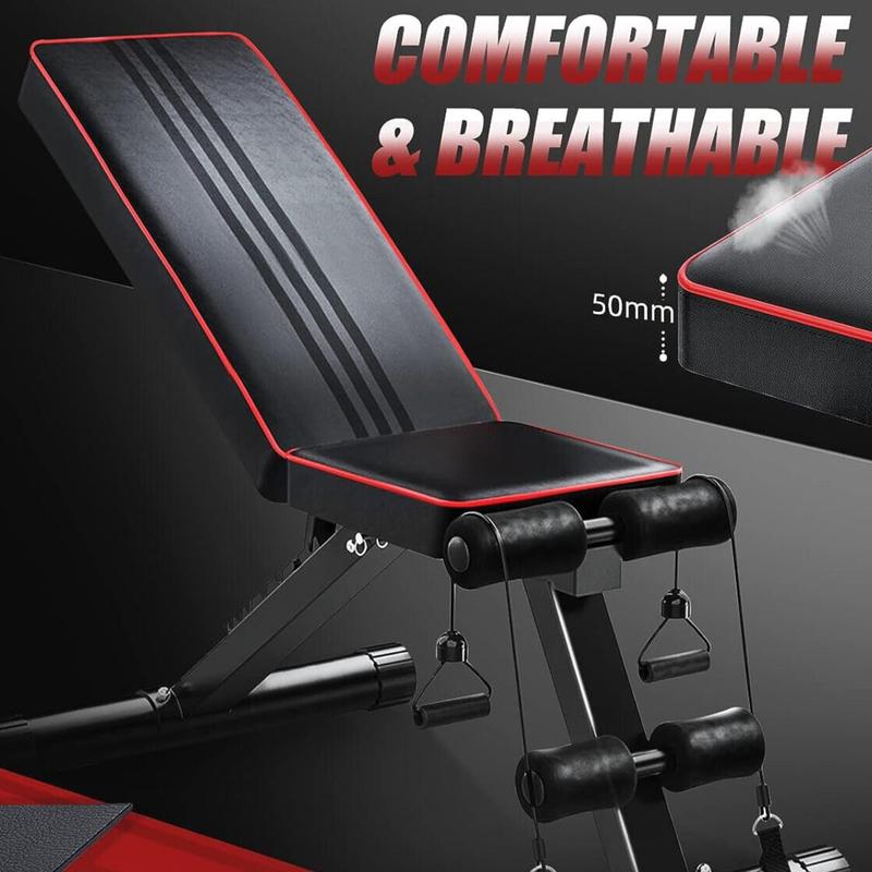 GymSets Adjustable & Foldable Weight Bench 6