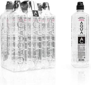 Aqua Carpatica Still Natural Mineral Water Sports Cap Bottles 750ML - Pack of 6