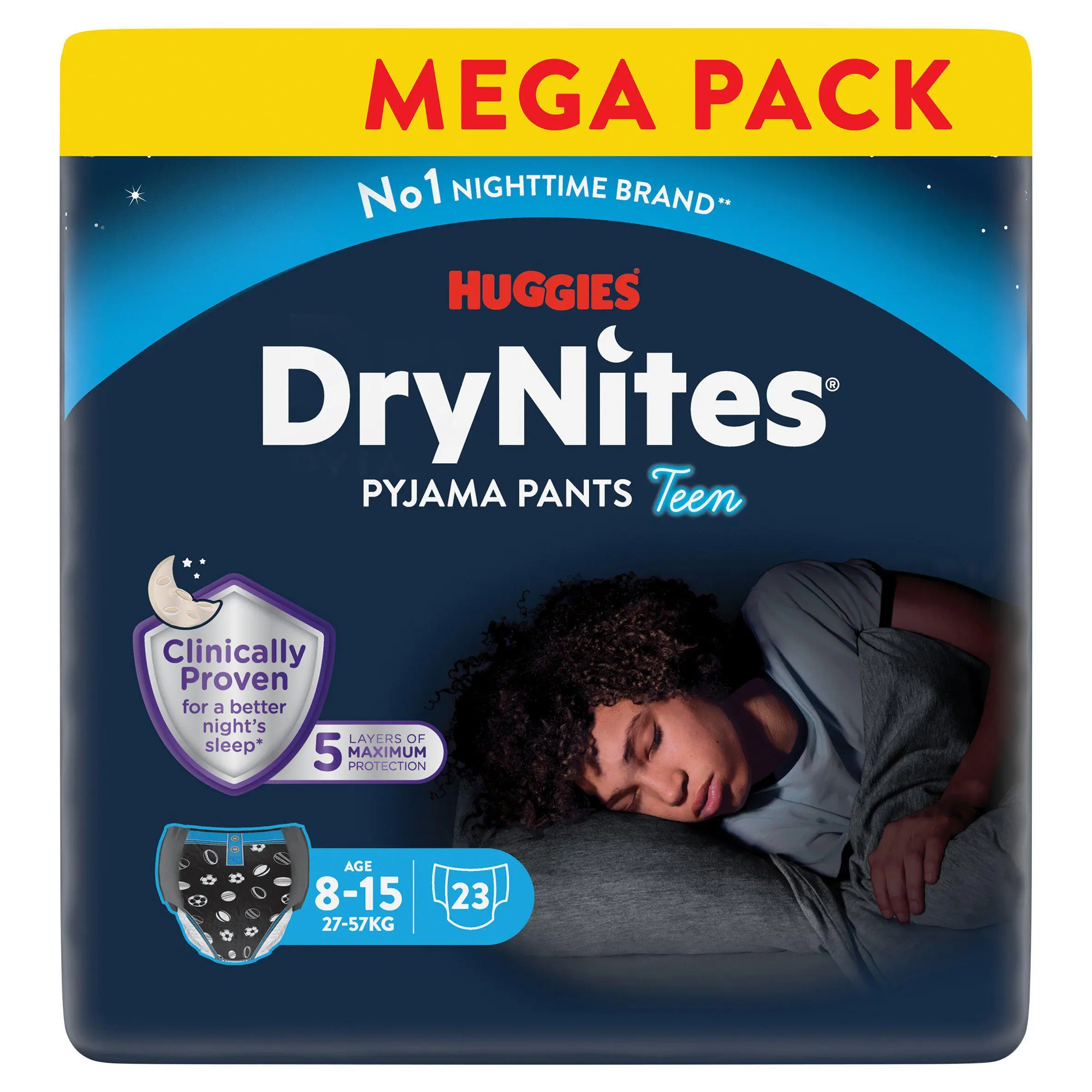 Huggies DryNites 8-15 years Boy 23 pack