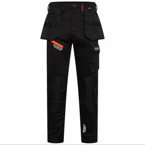 Men's Pro Work Trousers, Heavy Duty Safety Combat Cargo Pants with Multi Pockets & Knee Pad Pockets, Plus Size 28-40, Menswear Workwear