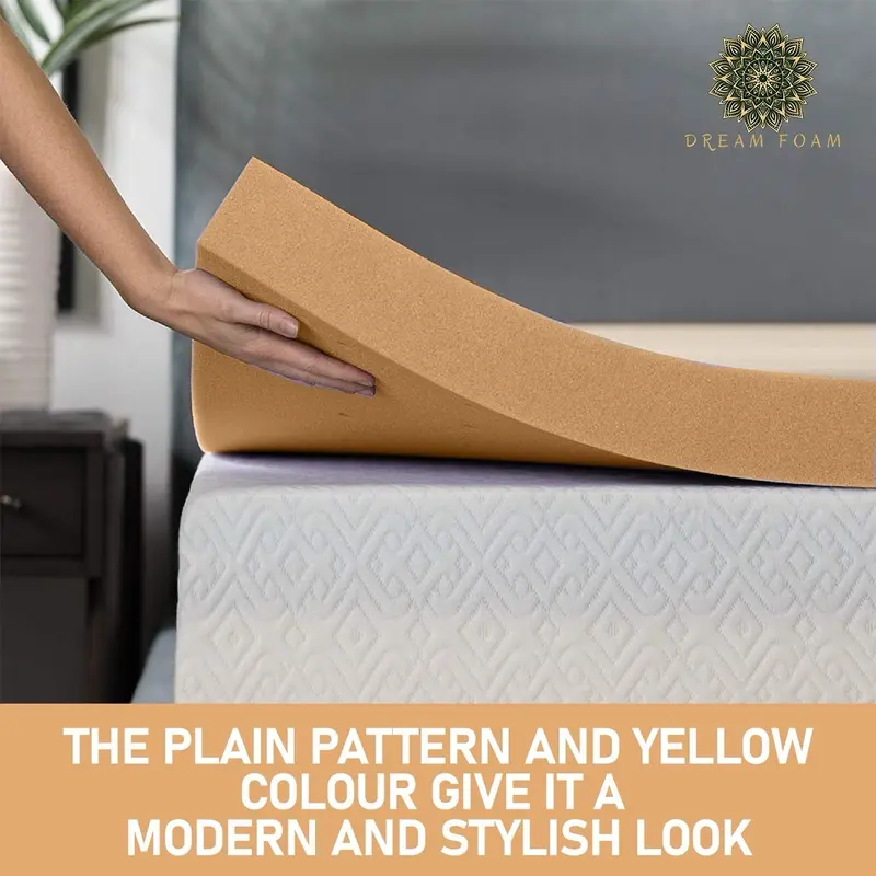 Orthopaedic Memory Foam Mattress Topper - Comfortable and Supportive 4