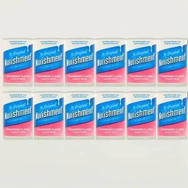 Dunn's River Nurishment Original Big Can Strawberry Flavour 400g (Pack of 12 x 400g) 3