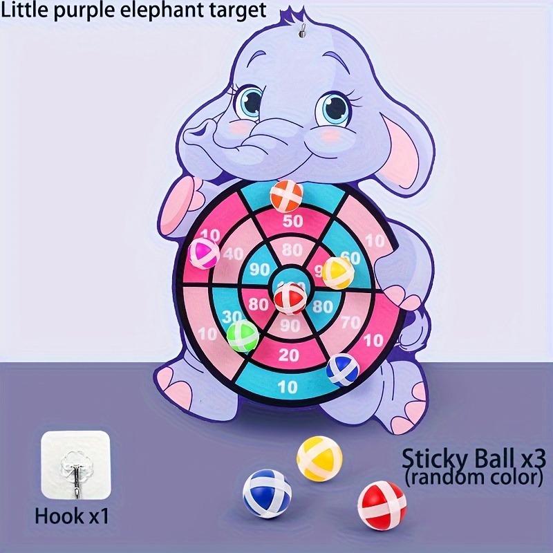 1set Colorful Elephant Sticky Ball Toss Safe, Interactive Family Game Enhancing Coordination & Bonding, Perfect Indoor/Outdoor Fun Game Christmas, Halloween Gift 1