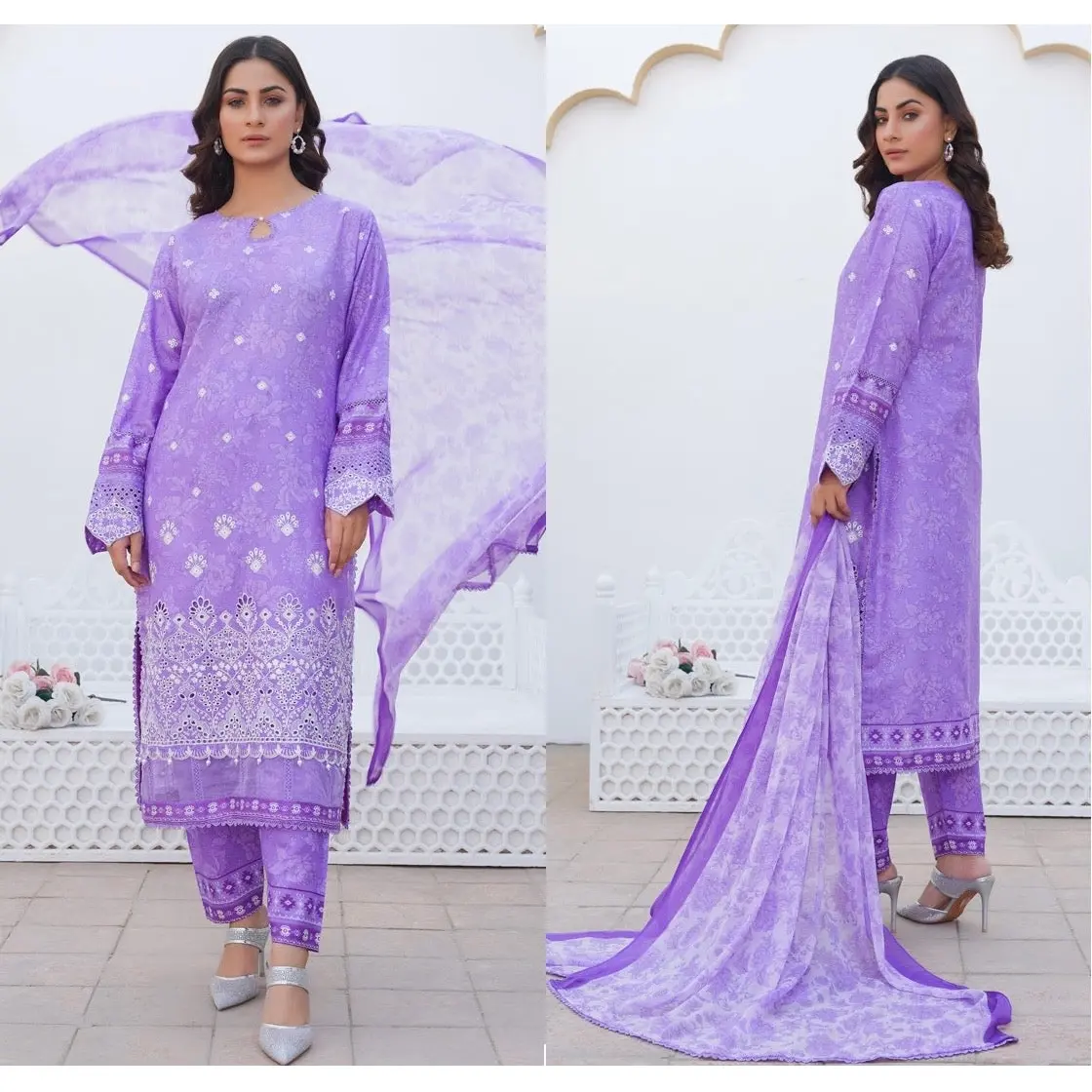 Sitarah Styles 'Vol 2' | Embroidered Lawn 3pc Readymade | IN299