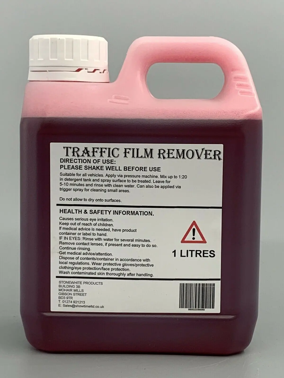 TFR 1L Non-caustic Traffic Film Remover Car Bus Truck Wash Cleaner