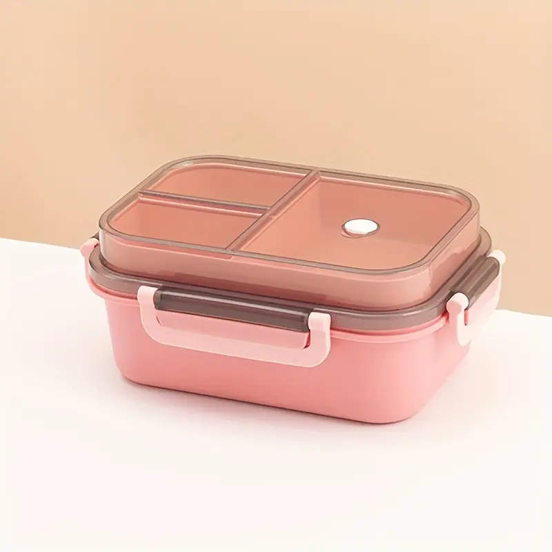 1pc Insulated Double-Layer Microwave Lunch Box - Spill-Proof and Mess-Free, Ample Space for Generous Portions - Includes Convenient Travel Spoon, Single Unit Package 6