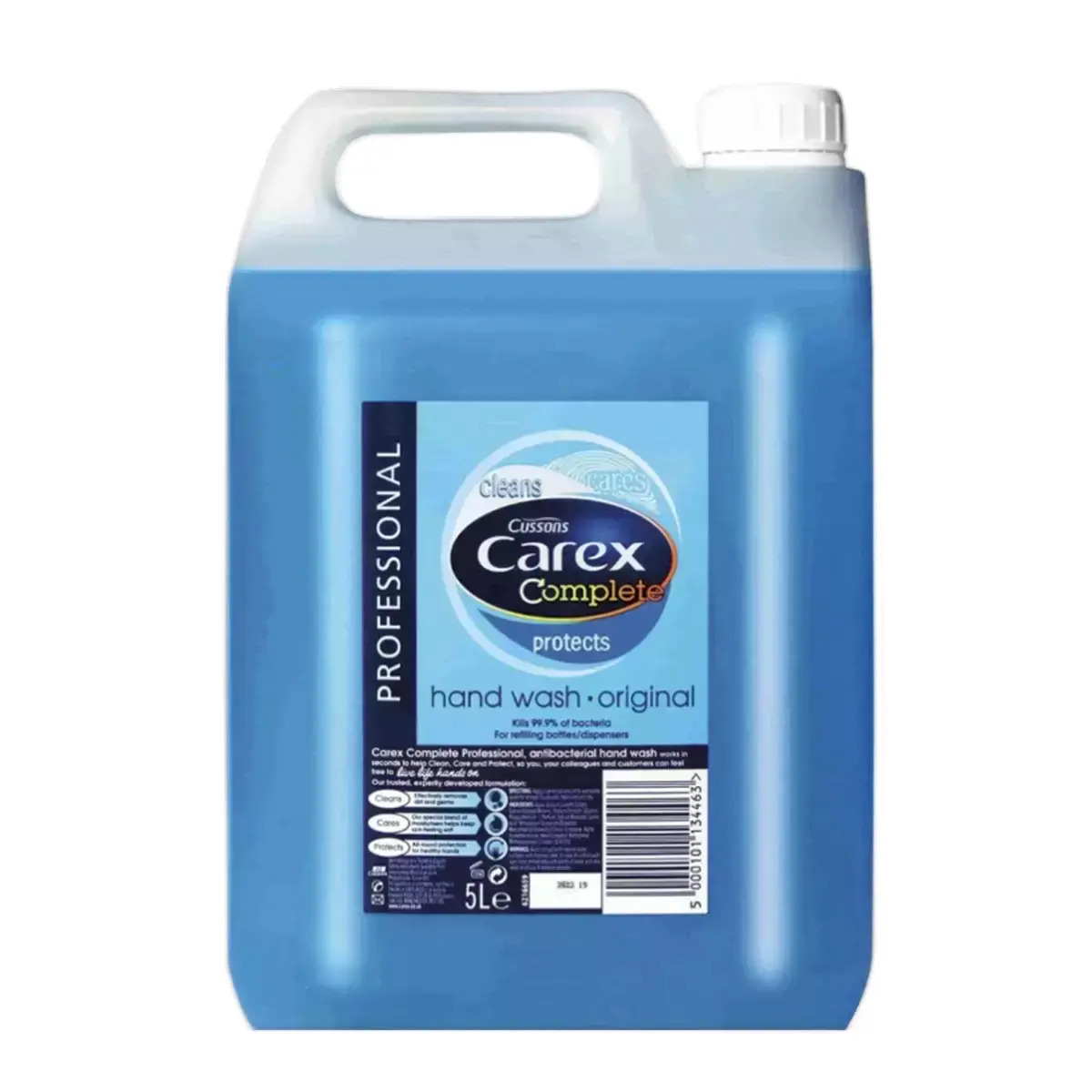 Carex Professional Antibacterial Handwash – Advanced Protection Formula, Kills 99.9% of Bacteria, Dermatologically Tested, Suitable for Frequent Use Nail  Comfort Pack