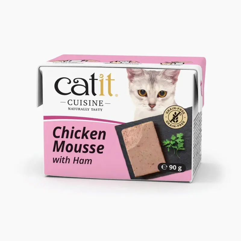 CATIT Cuisine Chicken Mousse with Ham 90g 0
