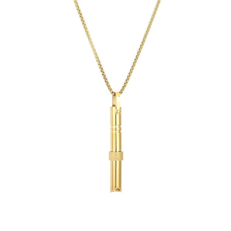 Product Introduction of 1PC Anxiety Relief Necklace,Breathing Necklace,Calm Carry for Anxiety-Portable Stainless Steel Whistle Anxiety Necklace for Breathing Exercises,Meditation, Anxiety Gifts for Men Women Unisex,Sports & Outdoor Charm Necklace Accessories Mother's Day 17