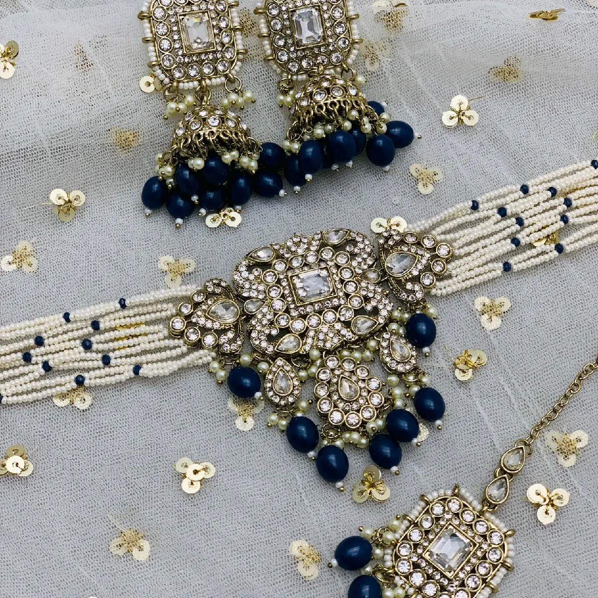 Choker Set mehndi bridal jewellery