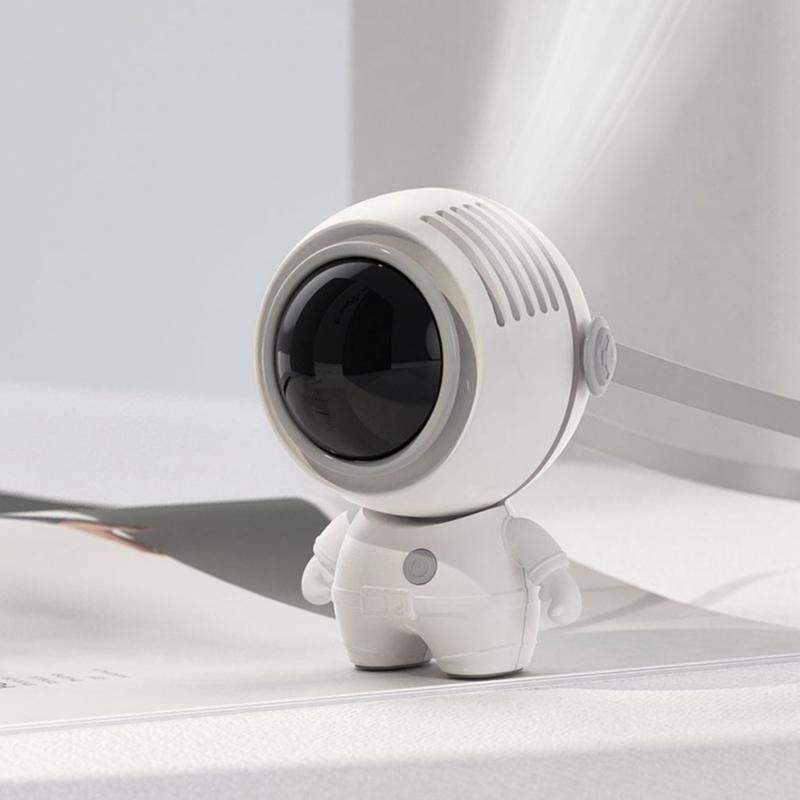 【2025】Portable Bladeless Astronaut Fan, Silent Ultralight Handheld Halter Neck Fan, USB Rechargeable 3